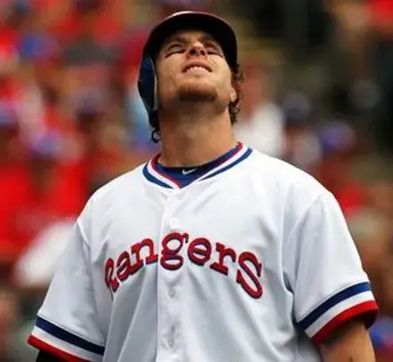 JOSH HAMILTON Texas Rangers 1980’s Majestic Cooperstown Throwback Baseball Jersey 
