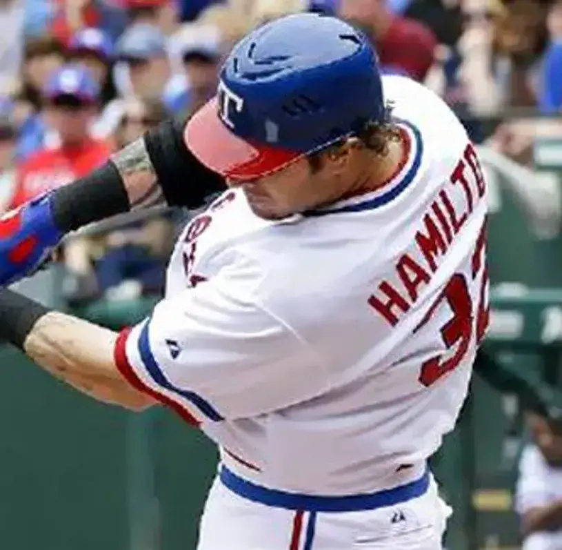 JOSH HAMILTON Texas Rangers 1980’s Majestic Cooperstown Throwback Baseball Jersey 