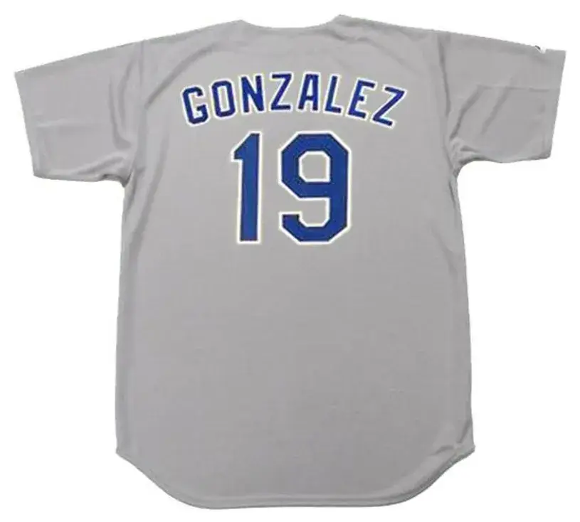 JUAN GONZALEZ Texas Rangers 1993 Majestic Cooperstown Throwback Away Jersey 