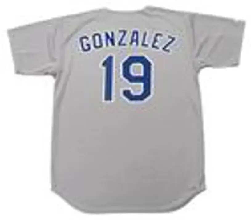 JUAN GONZALEZ Texas Rangers 1993 Majestic Cooperstown Throwback Away Jersey 