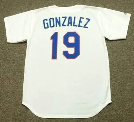 JUAN GONZALEZ Texas Rangers 1993 Majestic Cooperstown Throwback Baseball Jersey 