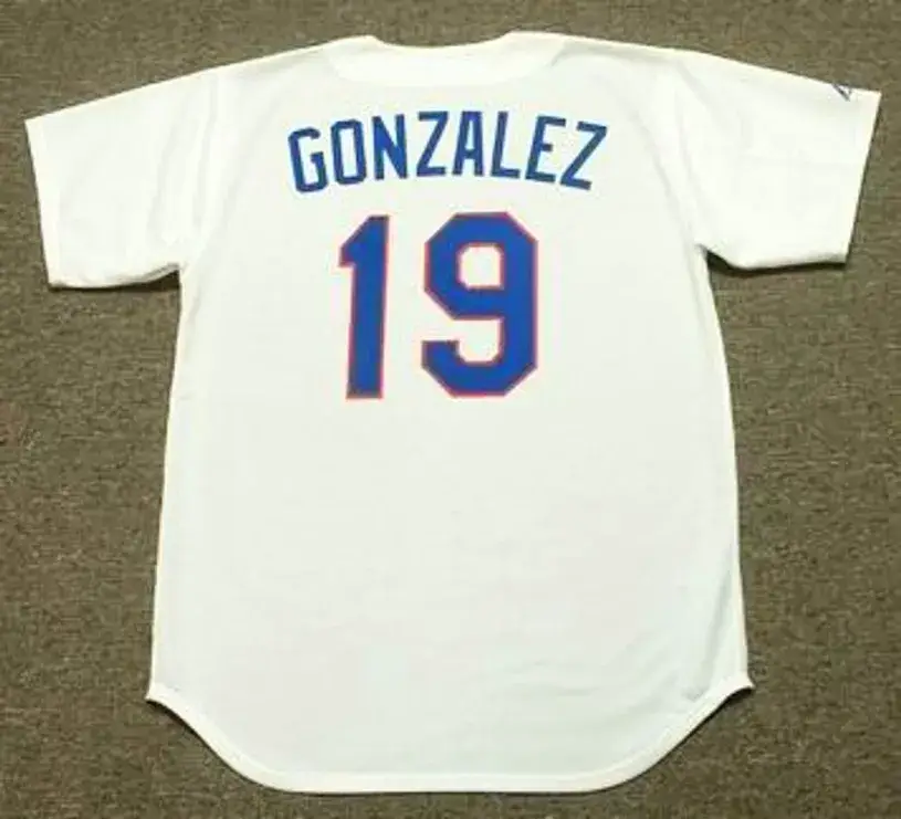 JUAN GONZALEZ Texas Rangers 1993 Majestic Cooperstown Throwback Baseball Jersey 