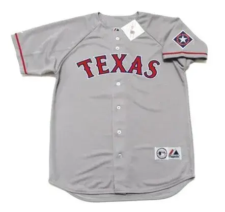JUAN GONZALEZ Texas Rangers 1996 Majestic Throwback Away Baseball Jersey