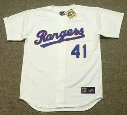 KEVIN BROWN Texas Rangers 1992 Majestic Cooperstown Throwback Baseball Jersey