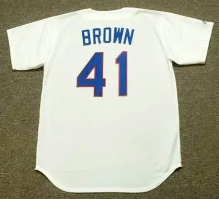 KEVIN BROWN Texas Rangers 1992 Majestic Cooperstown Throwback Baseball Jersey 
