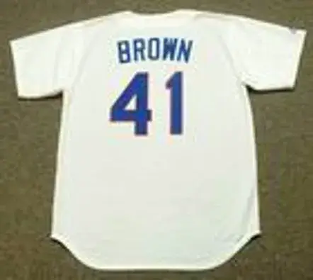 KEVIN BROWN Texas Rangers 1992 Majestic Cooperstown Throwback Baseball Jersey 
