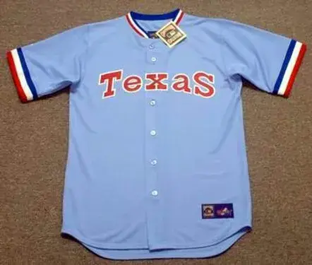 LEE MAZZILLI Texas Rangers 1982 Majestic Cooperstown Throwback Baseball Jersey