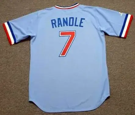 LENNY RANDLE Texas Rangers 1970’s Majestic Cooperstown Throwback Baseball Jersey 