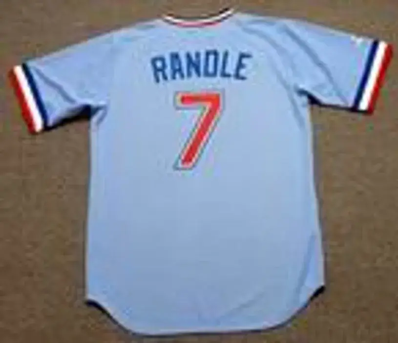 LENNY RANDLE Texas Rangers 1970’s Majestic Cooperstown Throwback Baseball Jersey 
