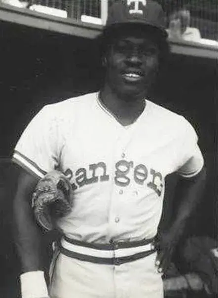 LENNY RANDLE Texas Rangers 1974 Majestic Cooperstown Home Baseball Jersey 