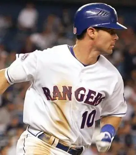 MICHAEL YOUNG Texas Rangers 1990’s Majestic Cooperstown Throwback Baseball Jersey 