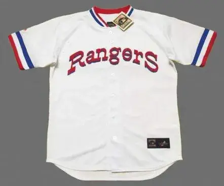 NELSON CRUZ Texas Rangers 1970’s Home Majestic Throwback Baseball Jersey