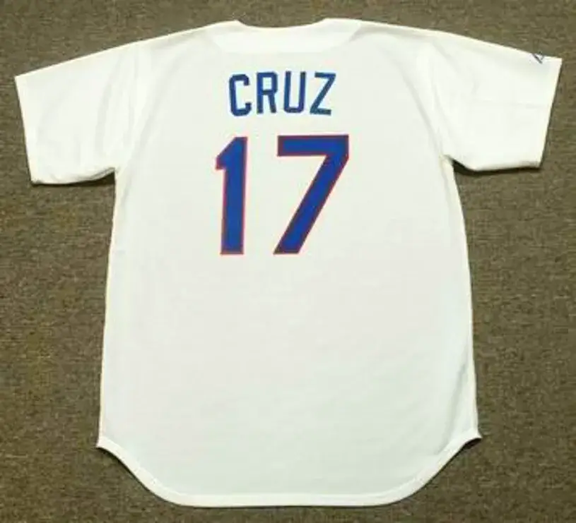 NELSON CRUZ Texas Rangers 1990’s Home Majestic Throwback Baseball Jersey 