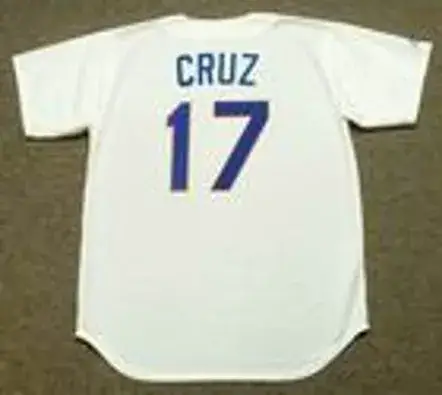 NELSON CRUZ Texas Rangers 1990’s Home Majestic Throwback Baseball Jersey 