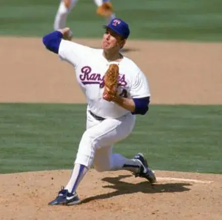 NOLAN RYAN Texas Rangers 1980’s Home Majestic Throwback Baseball Jersey 