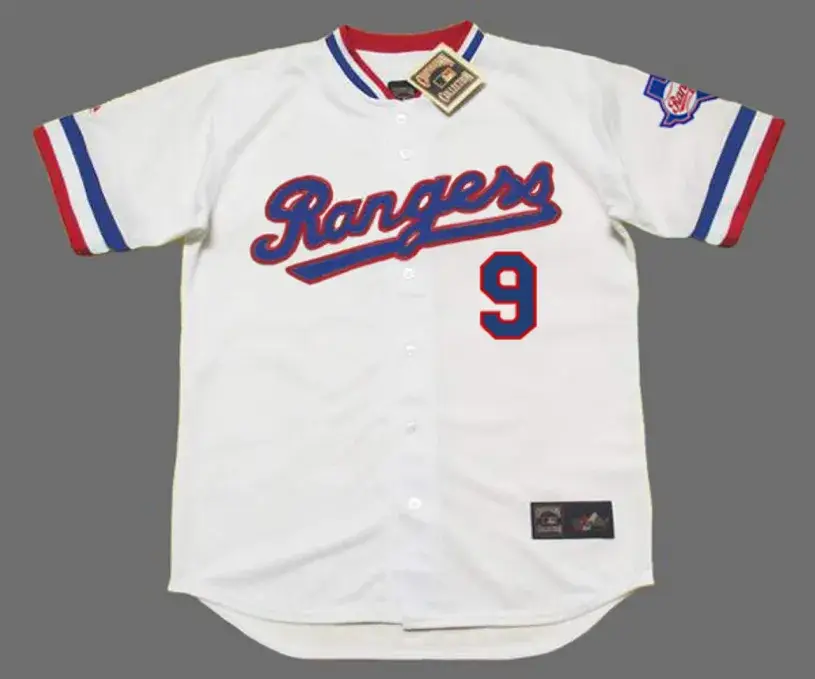 PETE O’BRIEN Texas Rangers 1984 Home Majestic Throwback Baseball Jersey