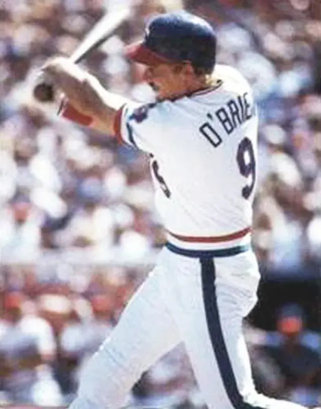 PETE O’BRIEN Texas Rangers 1984 Home Majestic Throwback Baseball Jersey 