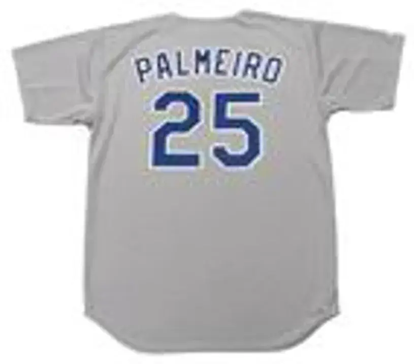 RAFAEL PALMEIRO Texas Rangers 1993 Majestic Cooperstown Throwback Away Jersey 