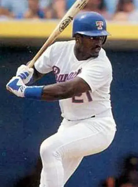 REUBEN SIERRA Texas Rangers 1991 Majestic Cooperstown Throwback Baseball Jersey 