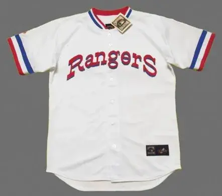 TED WILLIAMS Texas Rangers 1972 Home Majestic Throwback Baseball Jersey