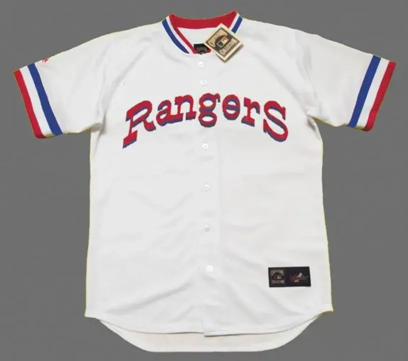 TED WILLIAMS Texas Rangers 1972 Home Majestic Throwback Baseball Jersey