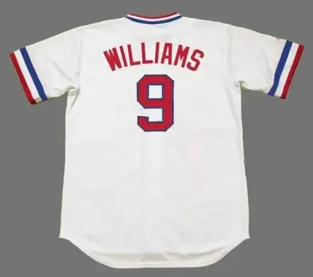 TED WILLIAMS Texas Rangers 1972 Home Majestic Throwback Baseball Jersey 