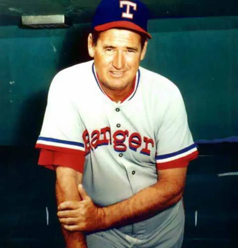 TED WILLIAMS Texas Rangers 1972 Home Majestic Throwback Baseball Jersey 