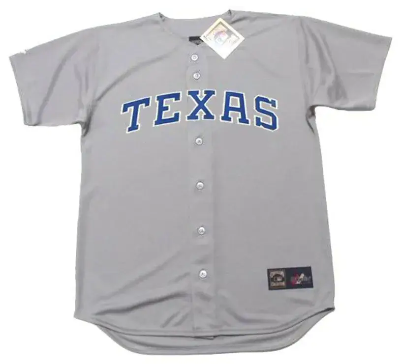 TEXAS RANGERS 1990’s Majestic Cooperstown Throwback Away Jersey