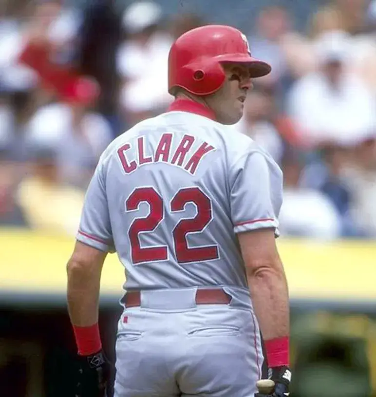 WILL CLARK Texas Rangers 1996 Majestic Throwback Away Baseball Jersey 