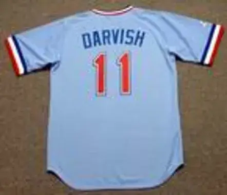 YU DARVISH Texas Rangers 1980’s Majestic Cooperstown Throwback Baseball Jersey 