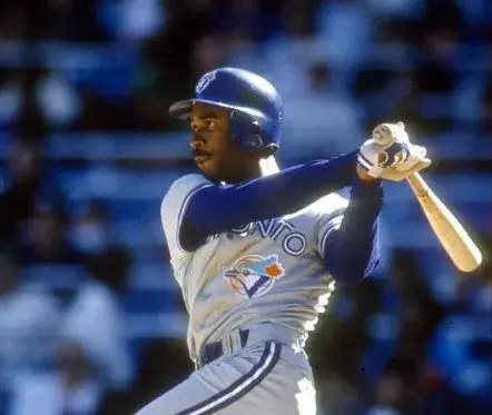 DEVON WHITE Toronto Blue Jays 1993 Majestic Throwback Away Baseball Jersey 