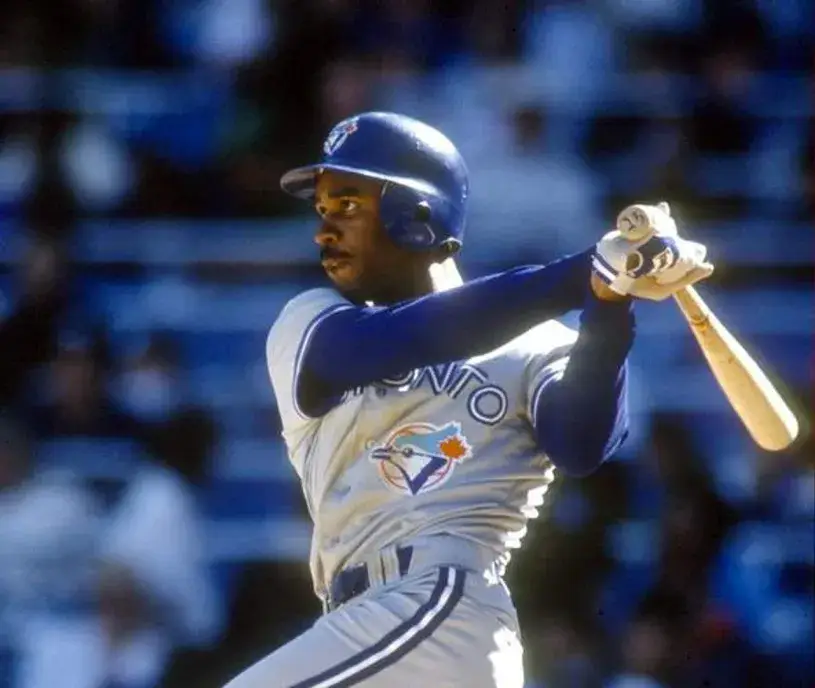 DEVON WHITE Toronto Blue Jays 1993 Majestic Throwback Away Baseball Jersey 
