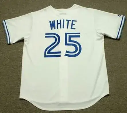 DEVON WHITE Toronto Blue Jays 1993 Majestic Throwback Home Baseball Jersey 