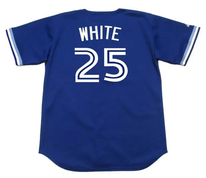 DEVON WHITE Toronto Blue Jays 1994 Majestic Throwback Baseball Jersey 