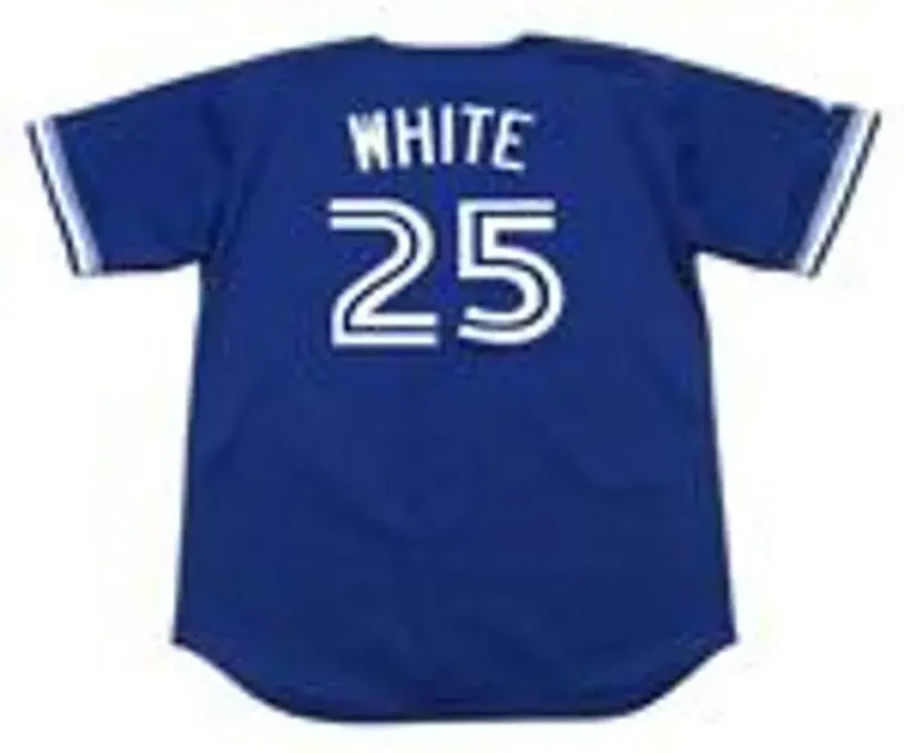 DEVON WHITE Toronto Blue Jays 1994 Majestic Throwback Baseball Jersey 