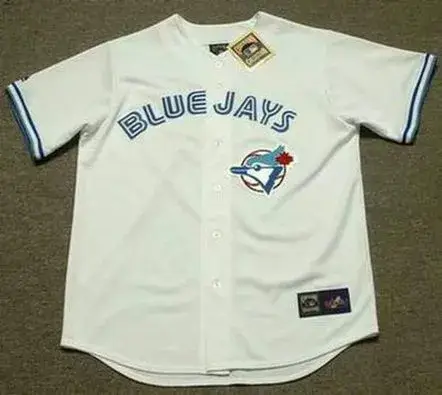 ERNIE WHITT Toronto Blue Jays 1989 Majestic Throwback Home Baseball Jersey