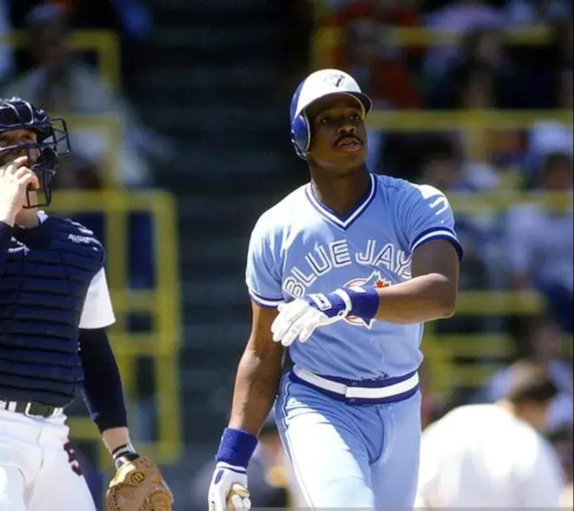 FRED McGRIFF Toronto Blue Jays 1987 Majestic Cooperstown Away Baseball Jersey 