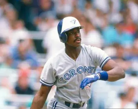 FRED McGRIFF Toronto Blue Jays 1990 Majestic Throwback Away Baseball Jersey 