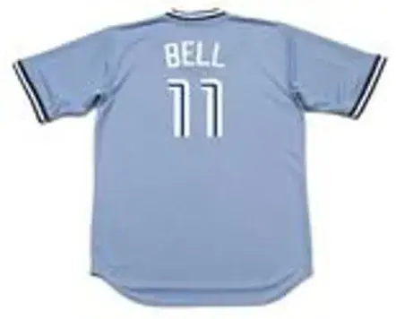 GEORGE BELL Toronto Blue Jays 1987 Away Majestic Baseball Throwback Jersey 