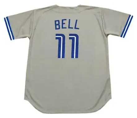 GEORGE BELL Toronto Blue Jays 1990 Majestic Throwback Away Baseball Jersey