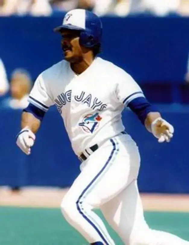 GEORGE BELL Toronto Blue Jays 1990 Majestic Throwback Home Baseball Jersey 