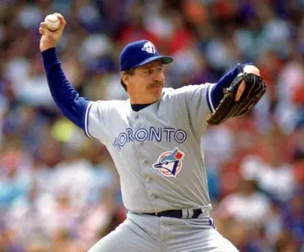 JACK MORRIS Toronto Blue Jays 1992 Away Majestic Throwback Baseball Jersey 
