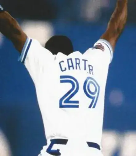 JOE CARTER Toronto Blue Jays 1993 Majestic Throwback Home Baseball Jersey 