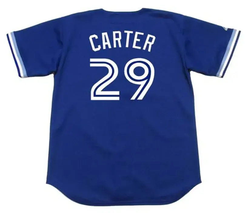 JOE CARTER Toronto Blue Jays 1994 Majestic Throwback Baseball Jersey 