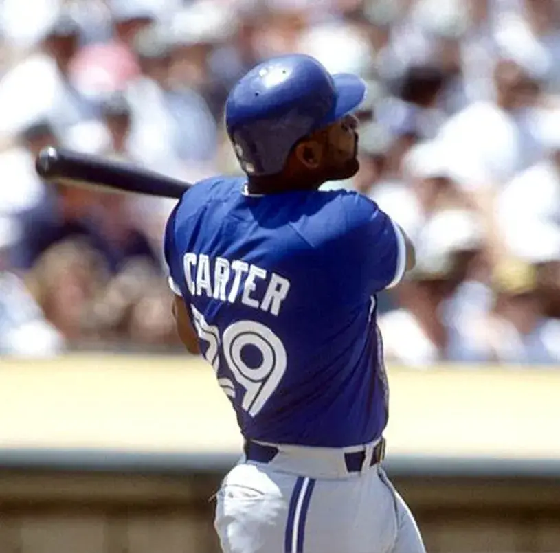 JOE CARTER Toronto Blue Jays 1994 Majestic Throwback Baseball Jersey 