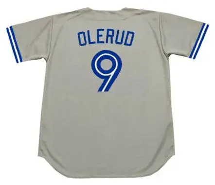 JOHN OLERUD Toronto Blue Jays 1992 Majestic Throwback Away Baseball Jersey