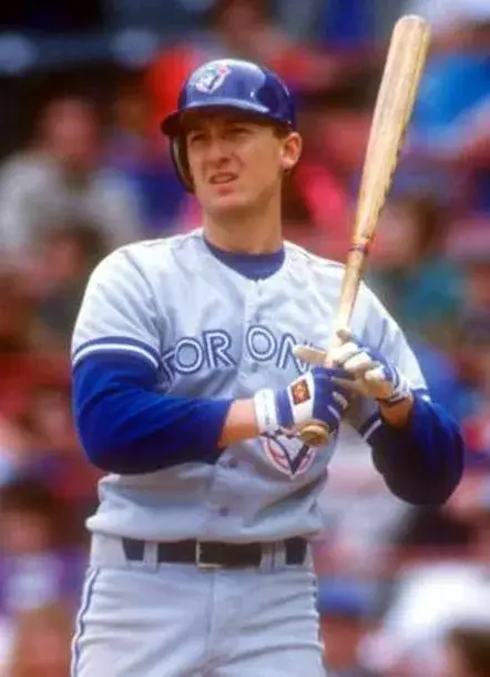 JOHN OLERUD Toronto Blue Jays 1992 Majestic Throwback Away Baseball Jersey 
