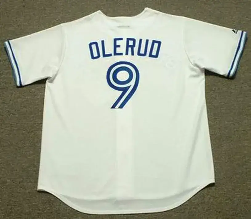 JOHN OLERUD Toronto Blue Jays 1992 Majestic Throwback Home Baseball Jersey 