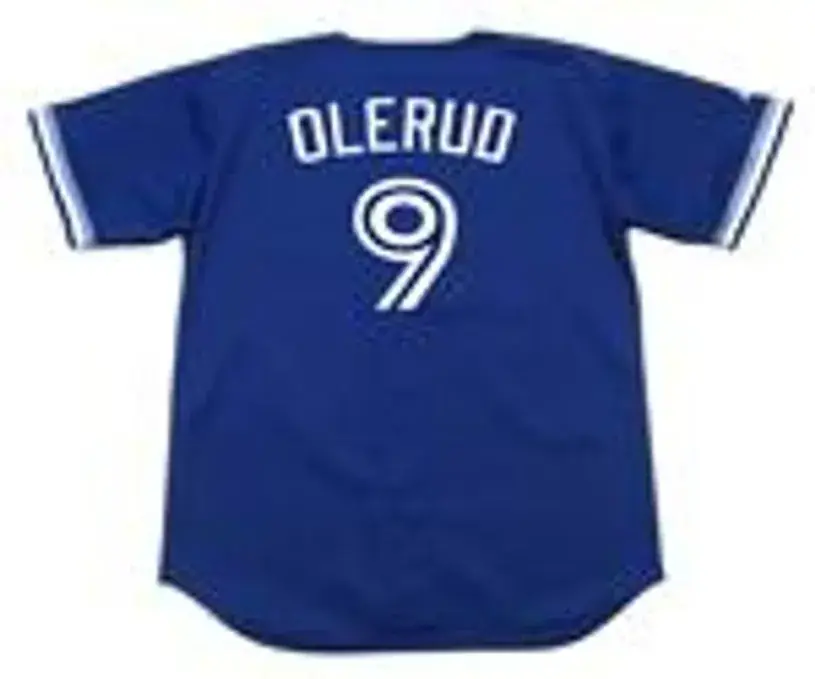 JOHN OLERUD Toronto Blue Jays 1994 Majestic Throwback Baseball Jersey 