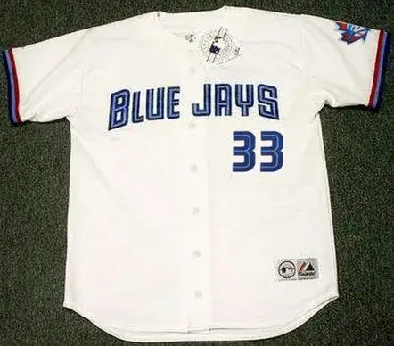 JOSE CANSECO Toronto Blue Jays 1998 Majestic Throwback Home Baseball Jersey